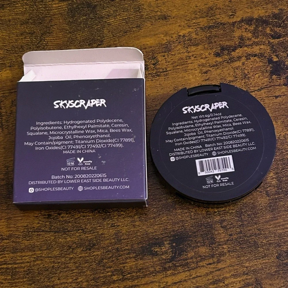 LOWER EAST SIDE Cream Bronzer & Contour Compact in Tan/Brown